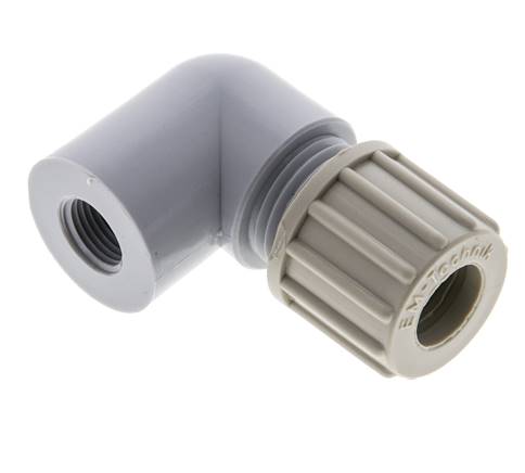 10x8mm & G1/8'' PA-Kompressionsverschraubung mit Innengewinde 10 bar