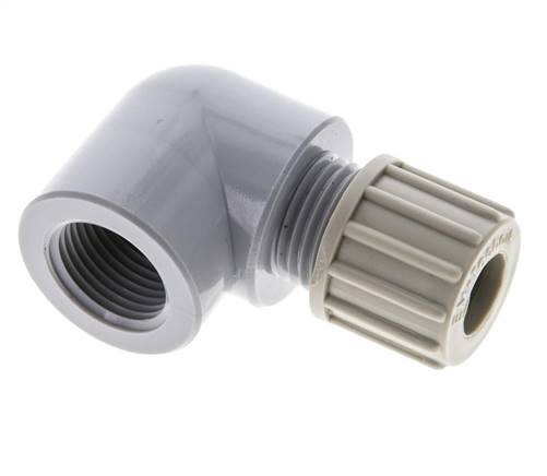 10x8mm & G3/8'' PA-Kompressionsverschraubung mit Innengewinde 10 bar