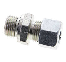 12L & M18x1,5 Verzinkter Stahl Geradeschneidende Verschraubung mit Außengewinde 315 bar NBR ISO 8434-1