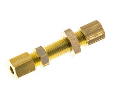 4mm Messing Gerade Klemmringverschraubung Durchgang 150 Bar DIN EN 1254-2
