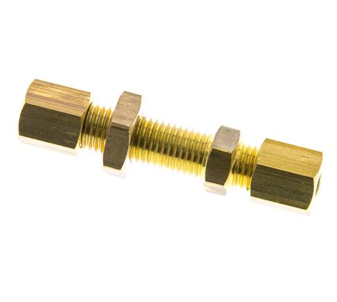 4mm Messing Gerade Klemmringverschraubung Durchgang 150 Bar DIN EN 1254-2