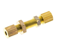 4mm Messing Gerade Klemmringverschraubung Durchgang 150 Bar DIN EN 1254-2