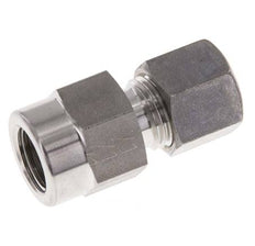 8L & G1/4'' Edelstahl-Druckverschraubung mit Innengewinde für Druckmessgeräte 315 bar ISO 8434-1