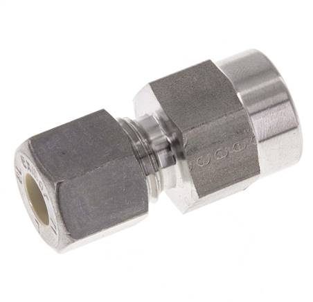 8L & G1/4'' Edelstahl-Druckverschraubung mit Innengewinde für Druckmessgeräte 315 bar ISO 8434-1