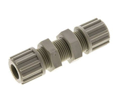 12x10mm PP Gerade Kompressionsverschraubung Schottwand 10 bar