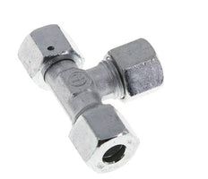 10S Verzinkter Stahl Rechter Winkel T Stück Schneid Fitting Mit Drehbar 630 Bar NBR Einstellbar ISO 8434-1
