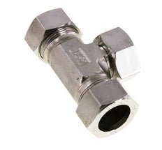 28L Edelstahl T-Shape T-Schneidfitting mit Drehgelenk 160 bar einstellbar ISO 8434-1