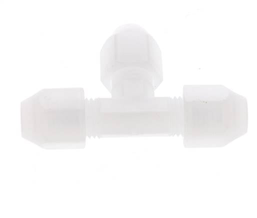 2X4 Mm PP T-Form Tee Schlauchanschluss 10Bar/145Psi [2 Stück]