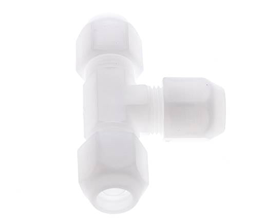 9x12 mm PP T-Form Tee Schlauchanschluss 10bar/145psi