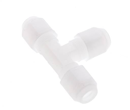 6x8 mm PP T-Form Tee Schlauchanschluss 10bar/145psi