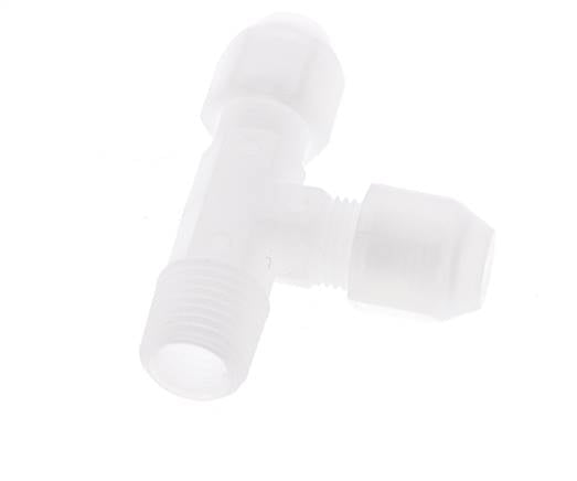 4x6mm & R1/4'' PP rechtwinklige T-Schlauchverschraubung mit Außengewinde 10bar/145psi [2 Stück]