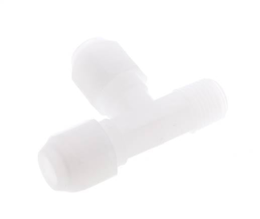 6x8mm & R1/4'' PP rechtwinklige T-Schlauchverschraubung mit Außengewinde 10bar/145psi [2 Stück]