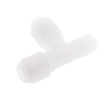6x8mm & R1/4'' PP rechtwinklige T-Schlauchverschraubung mit Außengewinde 10bar/145psi [2 Stück]