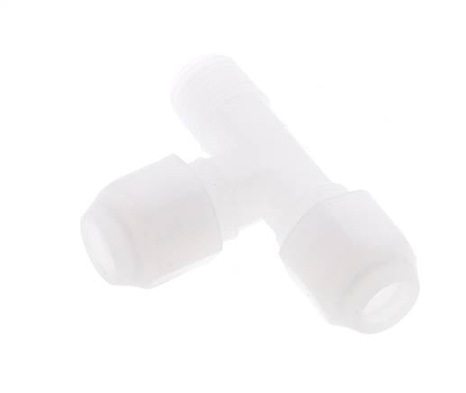 6x8mm & R1/4'' PP rechtwinklige T-Schlauchverschraubung mit Außengewinde 10bar/145psi [2 Stück]