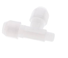 6x8mm & R1/8'' PP rechtwinklige T-Schlauchverschraubung mit Außengewinde 10bar/145psi [2 Stück]