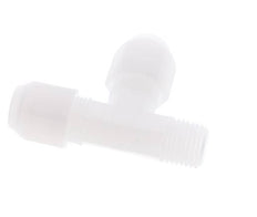 6x8mm & R1/4'' PP rechtwinklige T-Schlauchverschraubung mit Außengewinde 10bar/145psi [2 Stück]