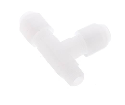 4x6mm & R1/8'' PP rechtwinklige T-Schlauchverschraubung mit Außengewinde 10bar/145psi [2 Stück]