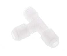 4x6mm & R1/4'' PP rechtwinklige T-Schlauchverschraubung mit Außengewinde 10bar/145psi [2 Stück]