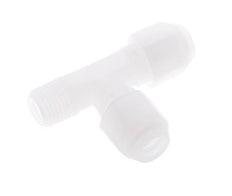 6x8mm & R1/4'' PP rechtwinklige T-Schlauchverschraubung mit Außengewinde 10bar/145psi [2 Stück]