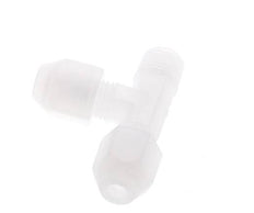 2x4mm & R1/8'' PP rechtwinklige T-Schlauchverschraubung mit Außengewinde 10bar/145psi [2 Stück]