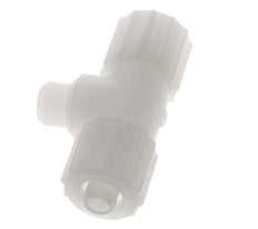 15x9mm & G3/8'' PVDF T-Shape T-Kompressionsfitting mit Aussengewinde 10 bar PVC und PA