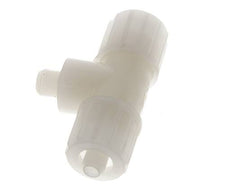 12x6mm & G1/8'' PVDF T-Shape T-Kompressionsfitting mit Aussengewinde 10 bar PVC und PA