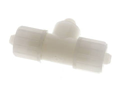 12x6mm & G1/8'' PVDF T-Shape T-Kompressionsfitting mit Aussengewinde 10 bar PVC und PA