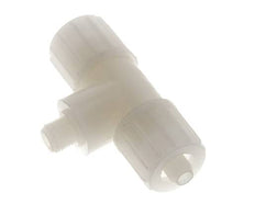 12x6mm & G1/8'' PVDF T-Shape T-Kompressionsfitting mit Aussengewinde 10 bar PVC und PA