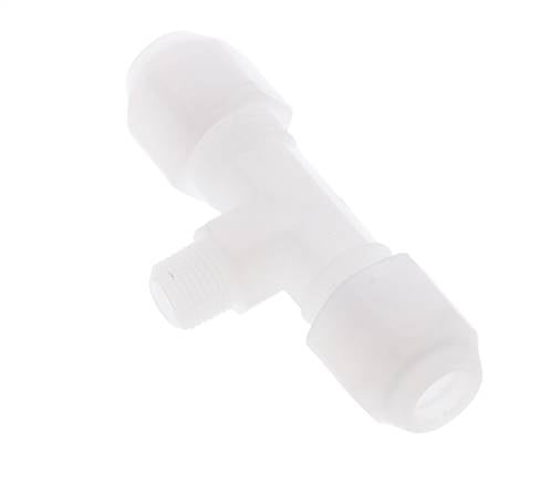 6x8 Mm&R1/8'' PP T-Form Tee Schlauchanschluss Mit Außengewinde 10Bar/145Psi [2 Stück]