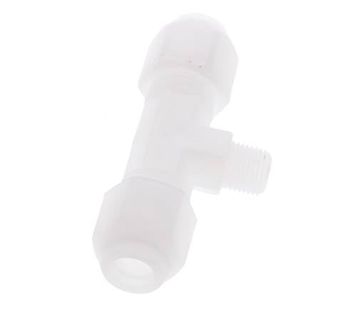 6x8 Mm&R1/8'' PP T-Form Tee Schlauchanschluss Mit Außengewinde 10Bar/145Psi [2 Stück]