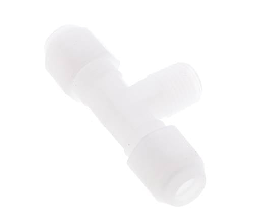 6x8 Mm&R1/4'' PP T-Form Tee Schlauchanschluss Mit Außengewinde 10Bar/145Psi [2 Stück]
