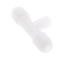 6x8 Mm&R1/4'' PP T-Form Tee Schlauchanschluss Mit Außengewinde 10Bar/145Psi [2 Stück]