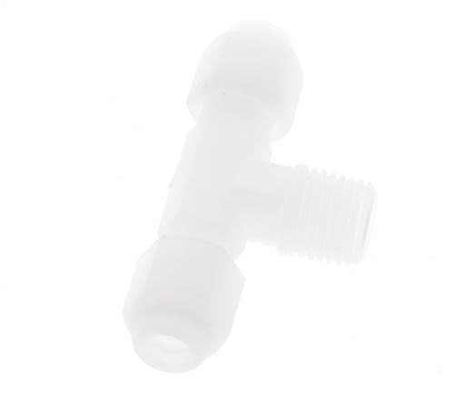 4X6 Mm&R1/4'' PP T-Form Rohrverbinder Mit Außengewinde 10Bar/145Psi [2 Stück]