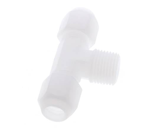 10x12 Mm&R1/2'' PP T-Form Tee Schlauchanschluss Mit Außengewinde 10Bar/145Psi