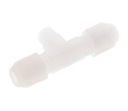 4X6 Mm&R1/8'' Pvdf T-Form Tee Schlauchanschluss Mit Außengewinde 10Bar/145Psi