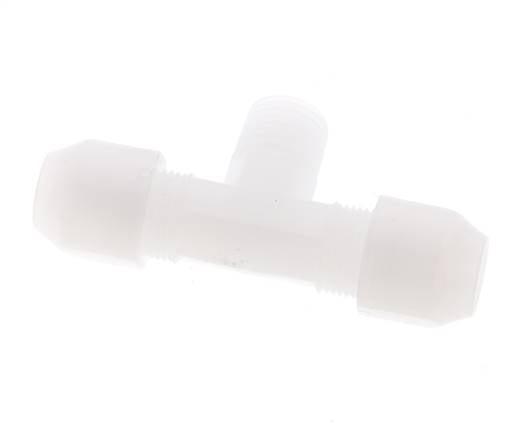 6x8 Mm&R1/4'' Pvdf T-Form Tee Schlauchanschluss Mit Außengewinde 10Bar/145Psi