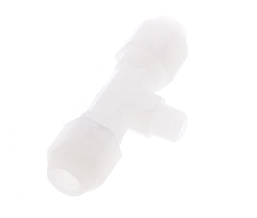 6x8 Mm&R1/8'' Pvdf T-Form T-Stück Schlauchanschluss Mit Außengewinde 10Bar/145Psi