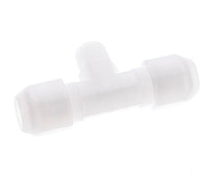 8x10 Mm&R1/4'' PP T-Form Tee Schlauchanschluss Mit Außengewinde 10Bar/145Psi [2 Stück]