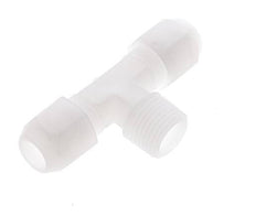 10x12 Mm&R1/2'' Pvdf T-Form Tee Schlauchanschluss Mit Außengewinde 10Bar/145Psi