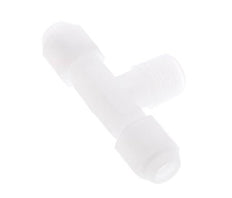 4X6 Mm&R1/4'' PP T-Form Rohrverbinder Mit Außengewinde 10Bar/145Psi [2 Stück]