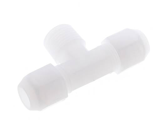 10x12 Mm&R1/2'' PP T-Form Tee Schlauchanschluss Mit Außengewinde 10Bar/145Psi