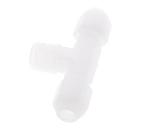 4X6 Mm&R1/4'' PP T-Form Rohrverbinder Mit Außengewinde 10Bar/145Psi [2 Stück]