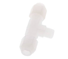 4X6 Mm&R1/8'' Pvdf T-Form Tee Schlauchanschluss Mit Außengewinde 10Bar/145Psi
