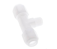 8x10 Mm&R1/4'' PP T-Form Tee Schlauchanschluss Mit Außengewinde 10Bar/145Psi [2 Stück]