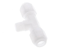 8x10 Mm&R1/4'' PP T-Form Tee Schlauchanschluss Mit Außengewinde 10Bar/145Psi [2 Stück]