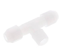 4X6 Mm&R1/4'' Pvdf T-Form Tee Schlauchanschluss Mit Außengewinde 10Bar/145Psi