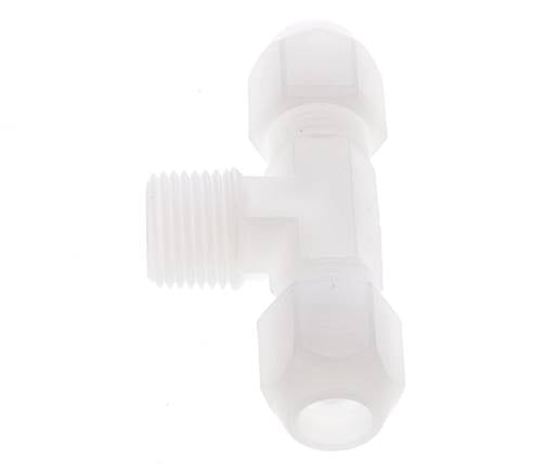 10x12 Mm&R1/2'' Pvdf T-Form Tee Schlauchanschluss Mit Außengewinde 10Bar/145Psi