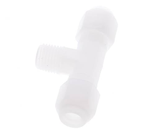 6x8 Mm&R1/4'' PP T-Form Tee Schlauchanschluss Mit Außengewinde 10Bar/145Psi [2 Stück]