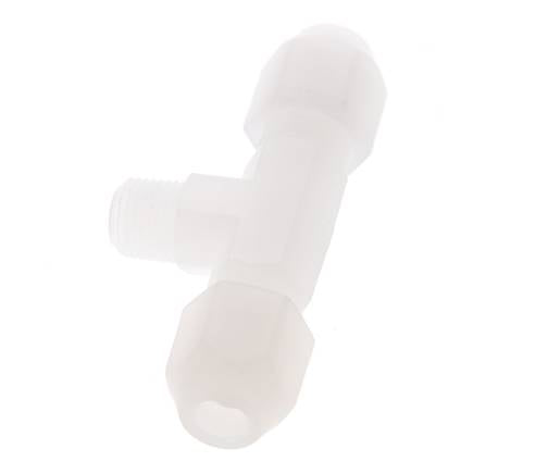 4X6 Mm&R1/8'' Pvdf T-Form Tee Schlauchanschluss Mit Außengewinde 10Bar/145Psi