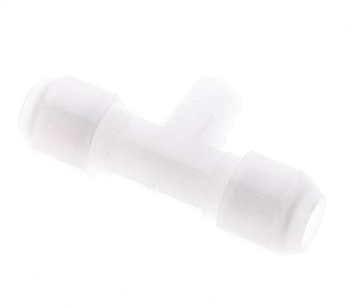 8x10 Mm&R1/4'' PP T-Form Tee Schlauchanschluss Mit Außengewinde 10Bar/145Psi [2 Stück]